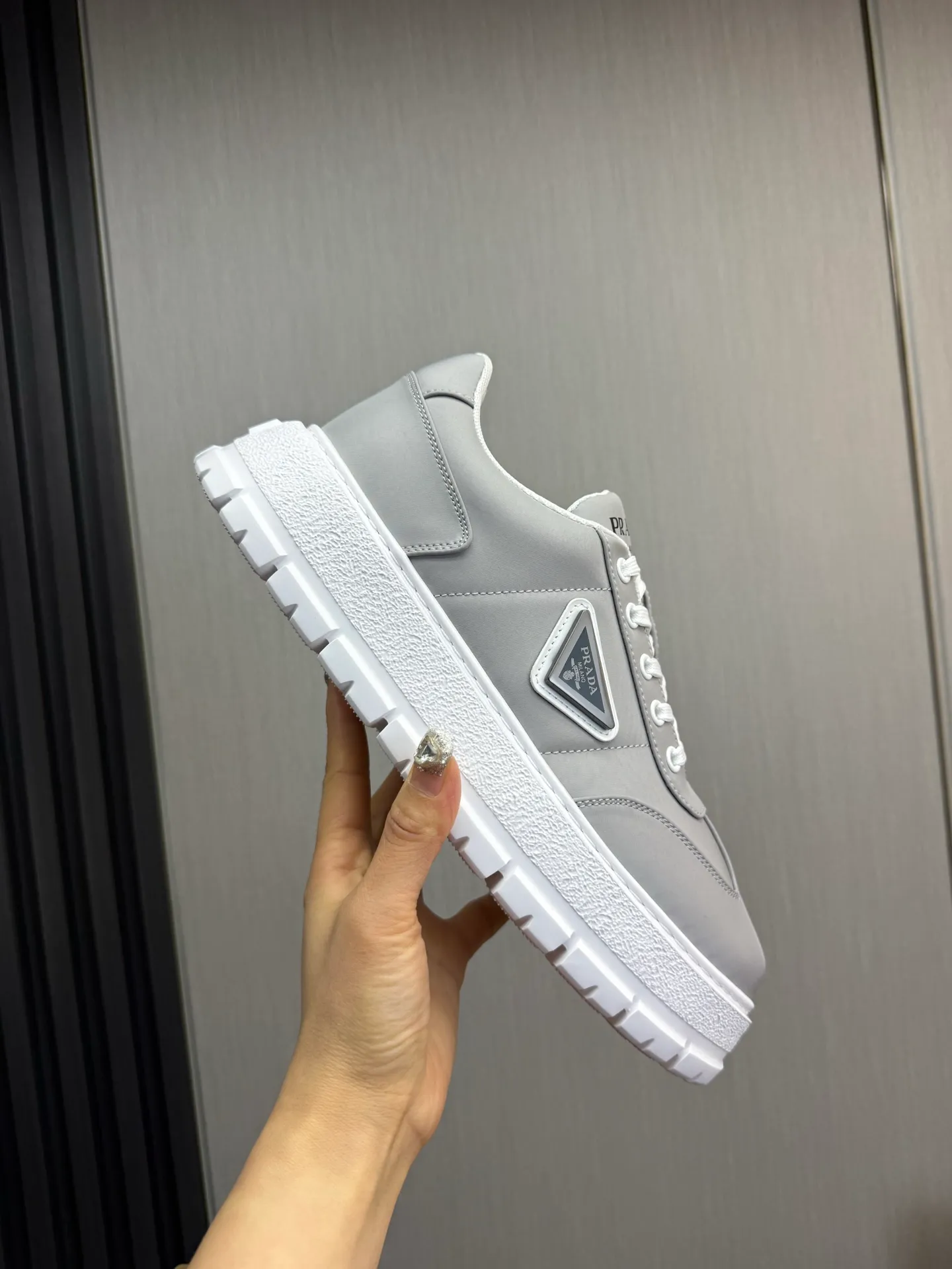 Men's shoes 💰560💰 [PRADA] Popular men's shoes shipped 👏Official website synchronized ⬆️Original imported waterproof fabric + cowhide lining, 1⃣️:1⃣️reproduction, original sole, 38-45 (45. Customized, non-refundable)